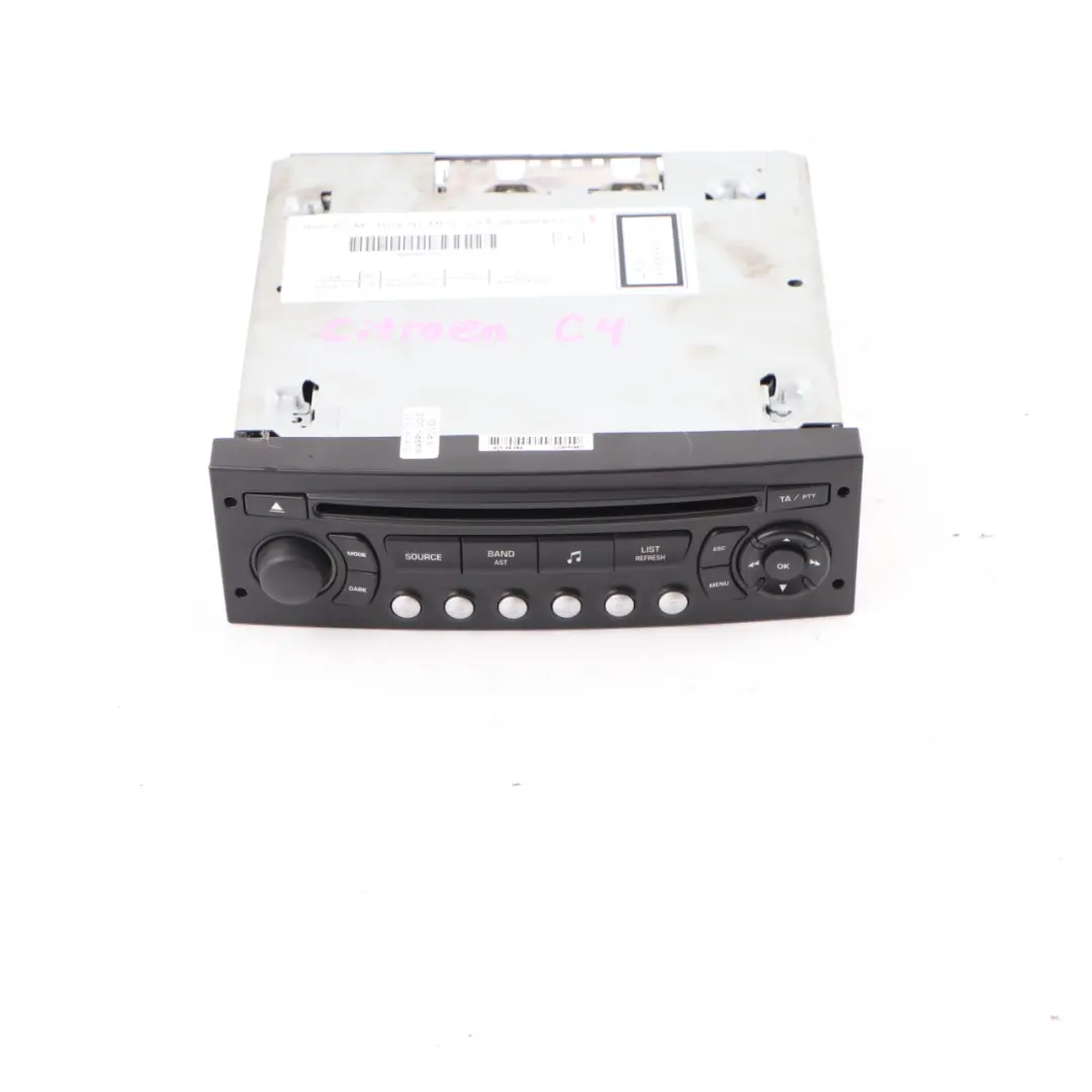  Citroen C4 CD Player Radio Audio Head Unit - SKU 9666967777 - Part number 9666967777