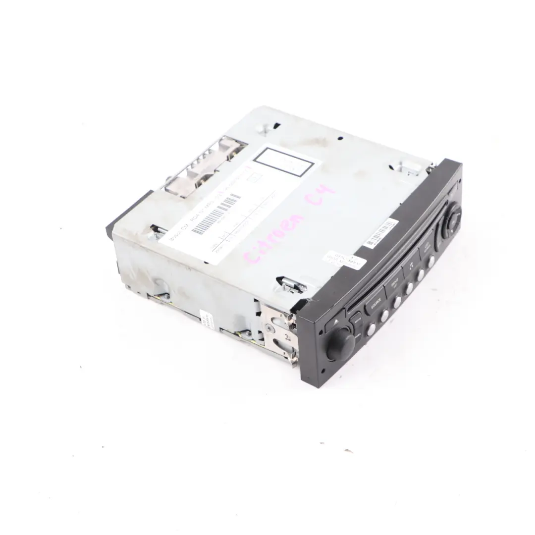 Citroen C4 CD Player Radio Audio Head Unit to with Part number 9666967777 Citroen C4 CD Player Radio Audio Head Unit - SKU 9666967777 - Part number 9666967777