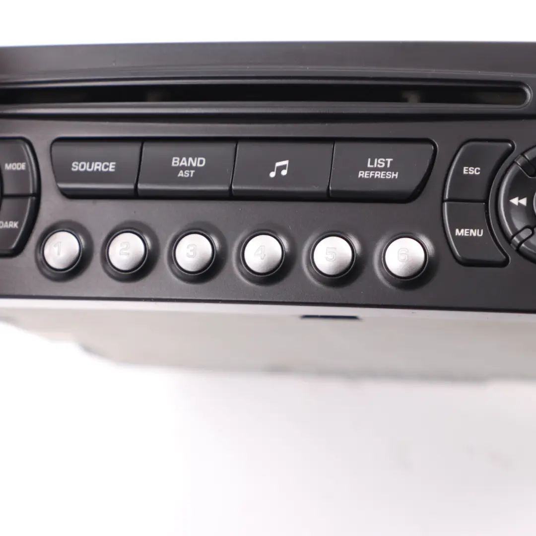 Citroen C4 CD Player Radio Audio Head Unit to with Part number 9666967777 Citroen C4 CD Player Radio Audio Head Unit - SKU 9666967777 - Part number 9666967777