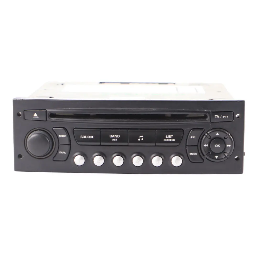  Citroen Berlingo Peugeot Partner CD Player MP3 Radio Stereo Head Unit - SKU 9666968177 - Part number 9666968177