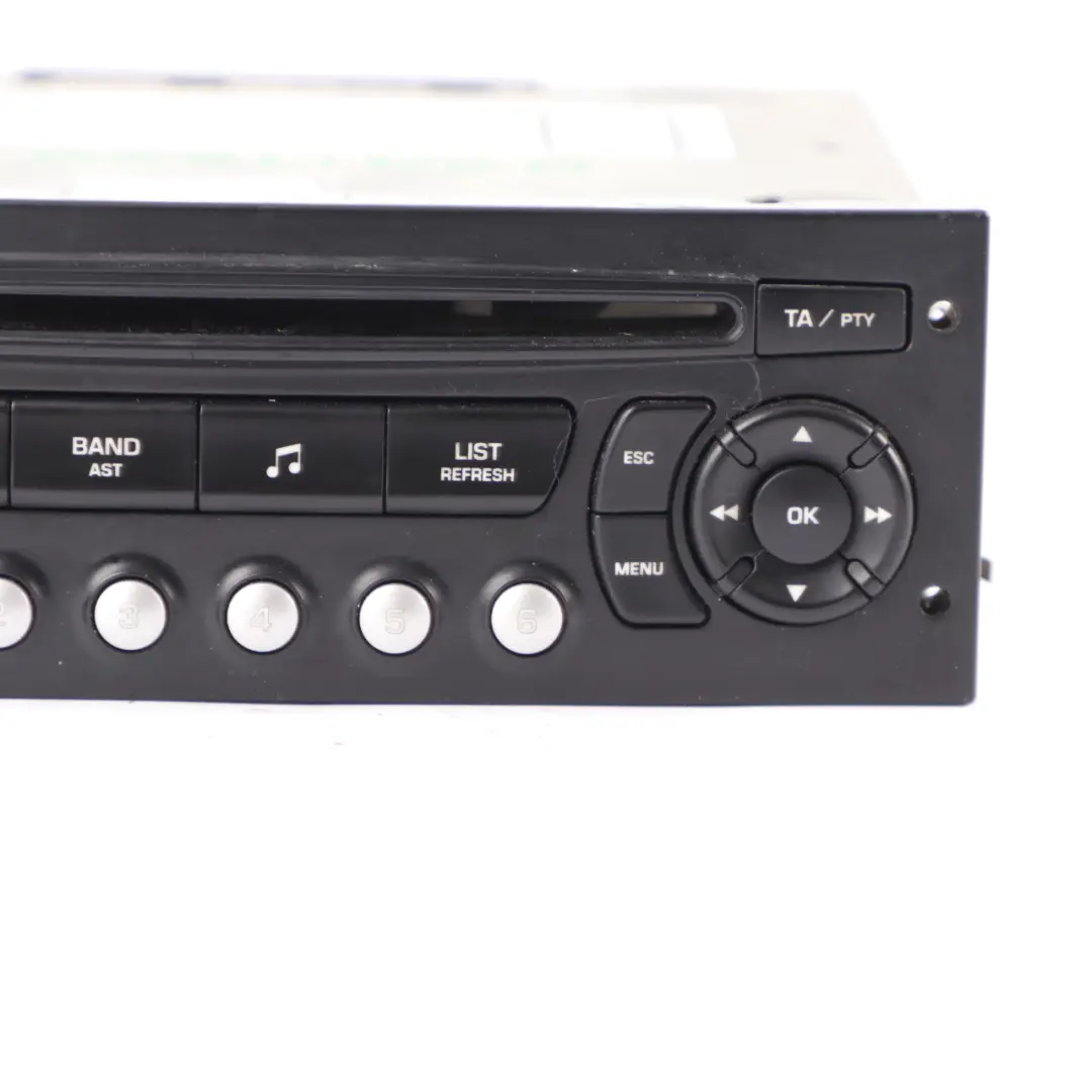  Citroen Berlingo Peugeot Partner CD Player MP3 Radio Stereo Head Unit - SKU 9666968177 - Part number 9666968177