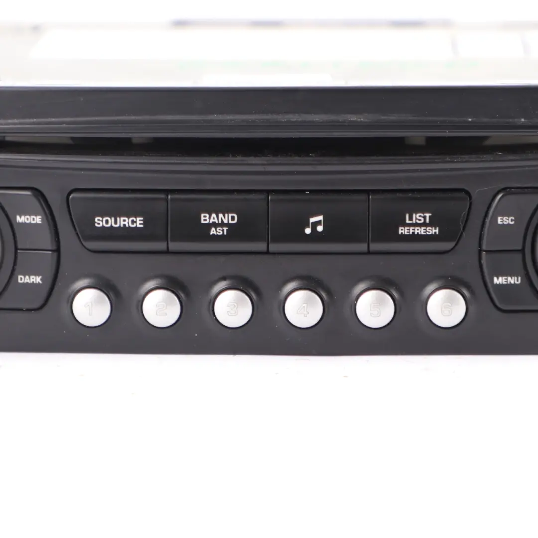  Citroen Berlingo Radioodtwarzacz Radio Odtwarzacz CD 98053736XT00 - SKU 9666968177 - Numer Części 9666968177