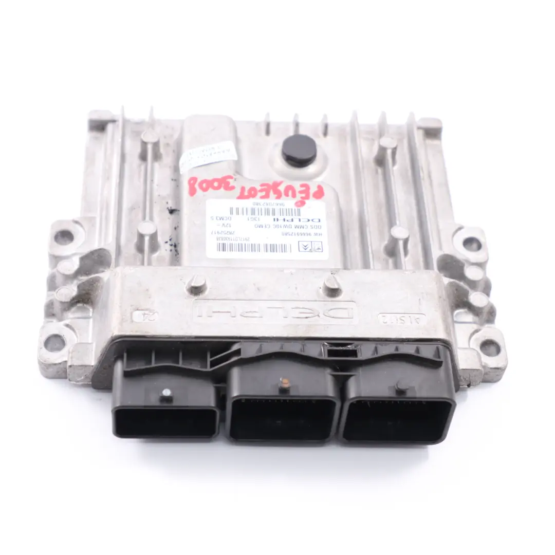 Peugeot 5008 2.0 HDI DW10C Unidad de control del motor diesel ECU - SKU 9667082380 - Número de pieza 9667082380
