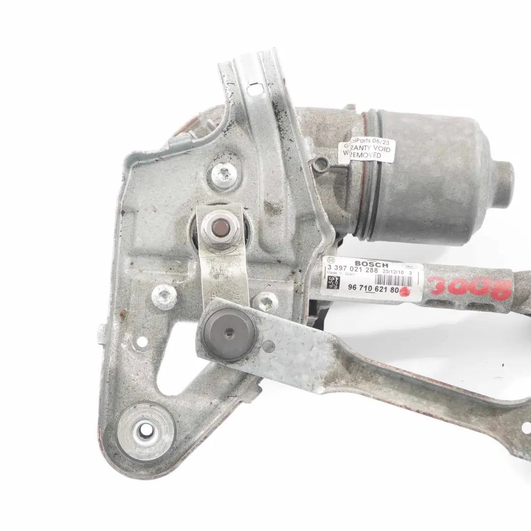 Limpiaparabrisas Delantero Izquierdo Sistema de para Peugeot 3008 Motor con número de pieza 9671062180 Peugeot 3008 Motor Limpiaparabrisas Delantero Izquierdo Sistema de - SKU 9671062180 - Número de pieza 9671062180