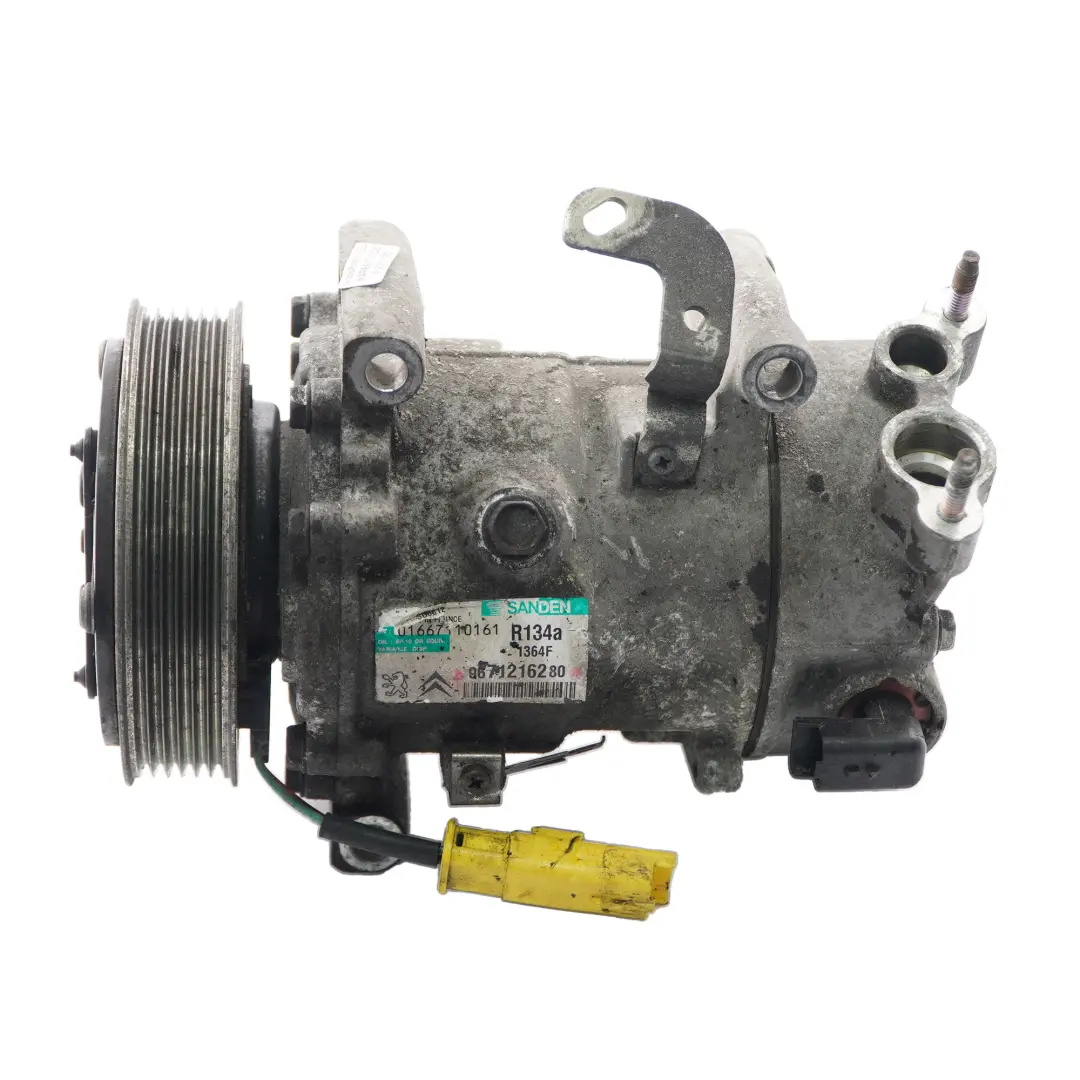 Citroen C4 C5 1.6 HDI Sprężarka Klimatyzacji AC do Peugeot 207 307 o numerze 9671216280 Peugeot 207 307 Citroen C4 C5 1.6 HDI Sprężarka Klimatyzacji AC - SKU 9671216280 - Numer Części 9671216280