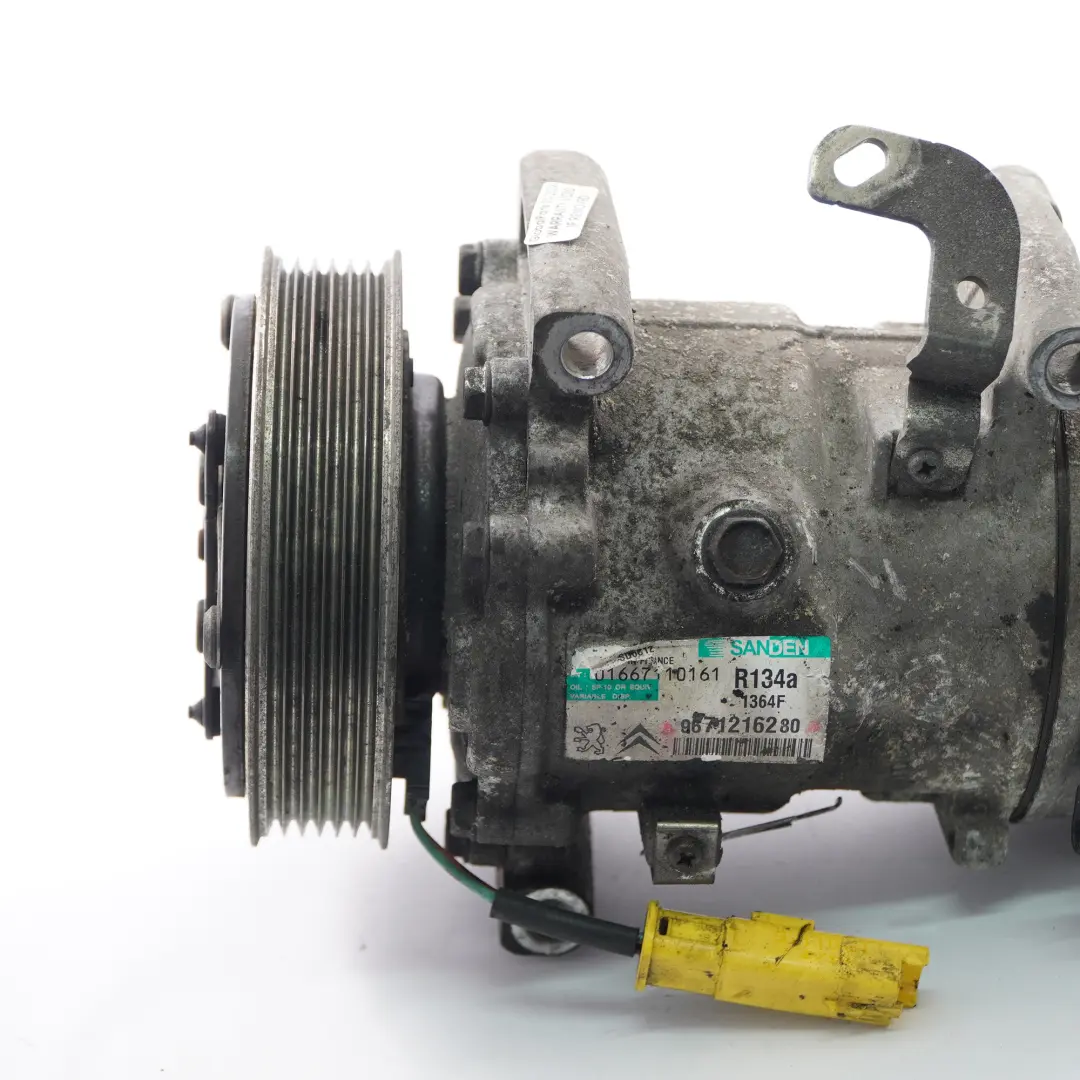 Citroen C4 C5 1.6 HDI Compressore aria condizionata AC per Peugeot 207 con numero di parte 9671216280 Peugeot 207 Citroen C4 C5 1.6 HDI Compressore aria condizionata AC - SKU 9671216280 - Numero di parte 9671216280