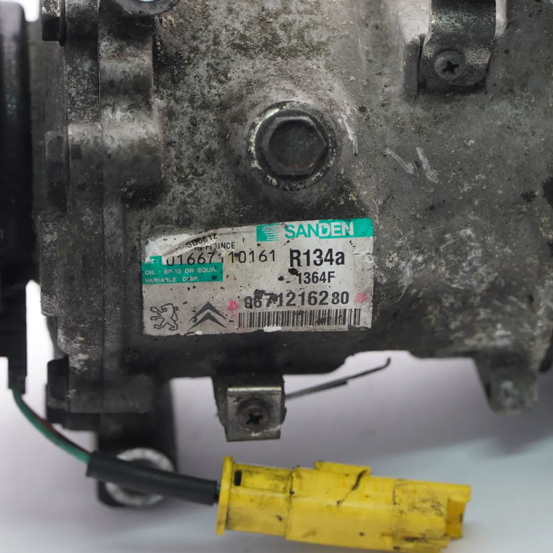 Citroen C4 C5 1.6 HDI Compressore aria condizionata AC per Peugeot 207 con numero di parte 9671216280 Peugeot 207 Citroen C4 C5 1.6 HDI Compressore aria condizionata AC - SKU 9671216280 - Numero di parte 9671216280