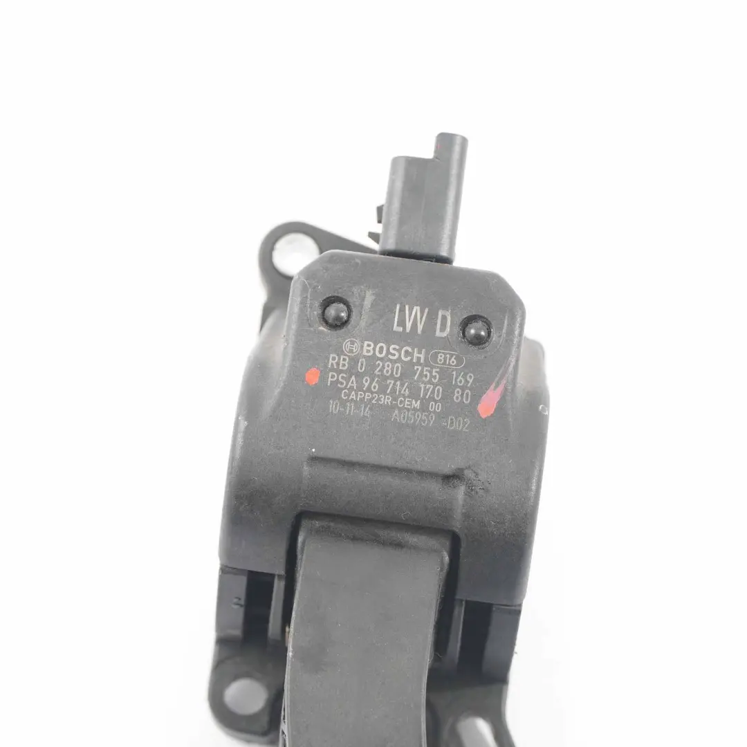 Peugeot 3008 Throttle Pedal Accelerator Gas Assembly Unit - SKU 9671417080 - Part number 9671417080