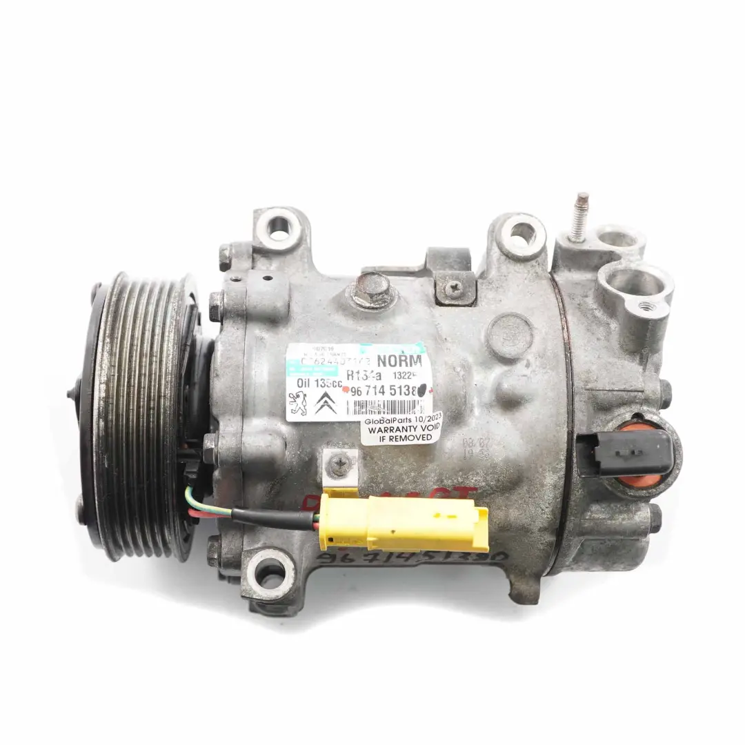 Peugeot 508 2.0 HDI Compresseur Climatisation Pompe Climatisation - SKU 9671451380 - Numéro de pièce 9671451380