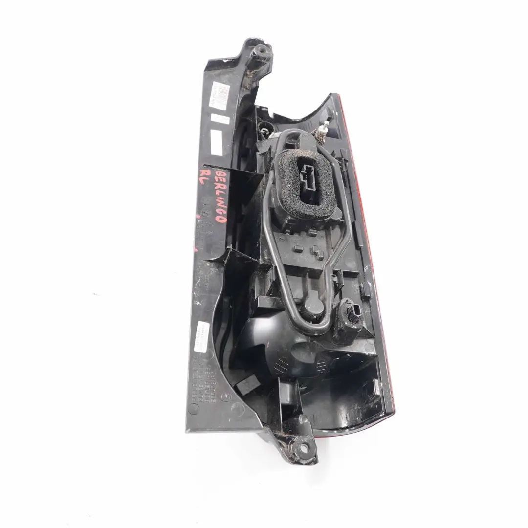 Citroen Berlingo Tail Light Rear Lamp Left N/S Side Panel to with Part number 9672205580 Citroen Berlingo Tail Light Rear Lamp Left N/S Side Panel - SKU 9672205580 - Part number 9672205580