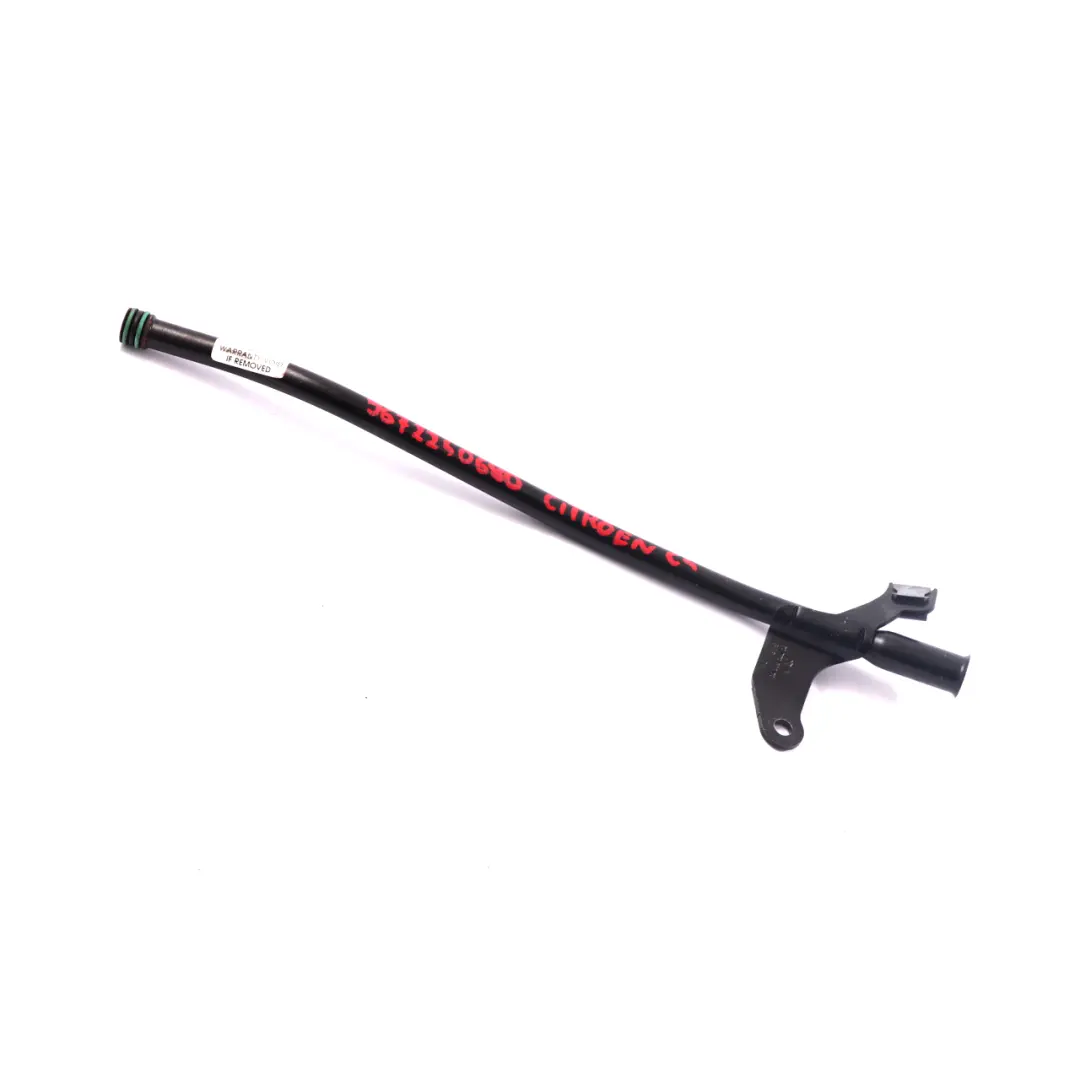 Citroen C4 Peugeot Partner 1.6 HDi Oil Dipstick Housing Level Guide to with Part number 9672250680 Citroen C4 Peugeot Partner 1.6 HDi Oil Dipstick Housing Level Guide - SKU 9672250680 - Part number 9672250680