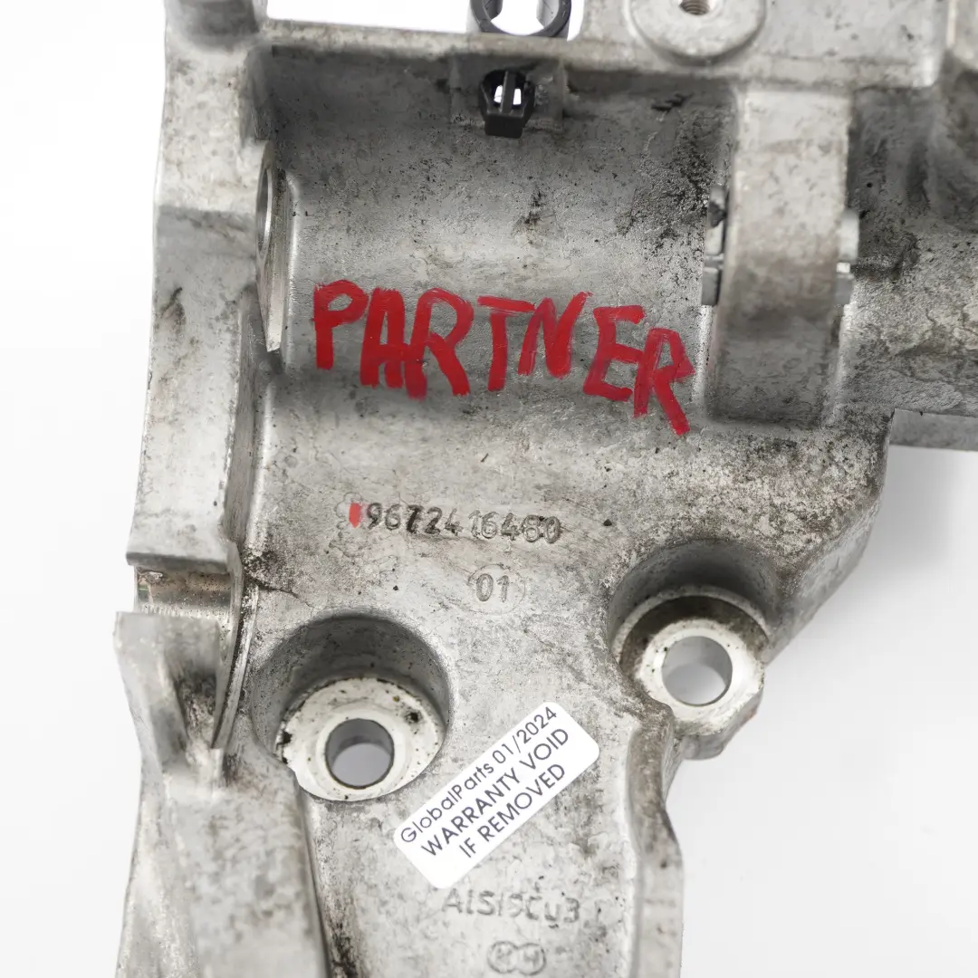 1.6HDi Engine Alternator Mount Support Bracket Holder to Peugeot Partner with Part number 9672416480 Peugeot Partner 1.6HDi Engine Alternator Mount Support Bracket Holder - SKU 9672416480 - Part number 9672416480
