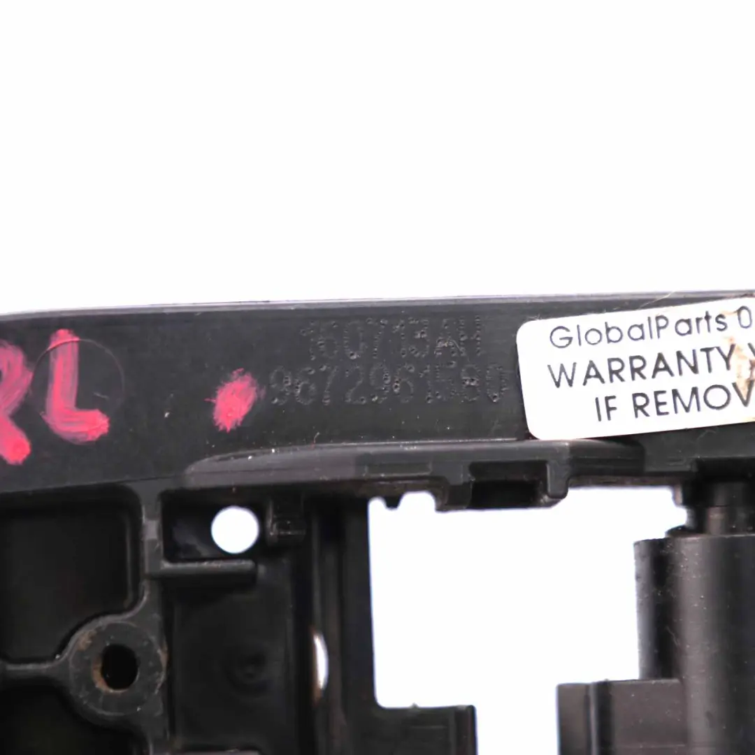 Handle Carrier Rear Left N/S Door Trunk Grab Base to Peugeot Partner with Part number 9672961580 Peugeot Partner Handle Carrier Rear Left N/S Door Trunk Grab Base - SKU 9672961580 - Part number 9672961580