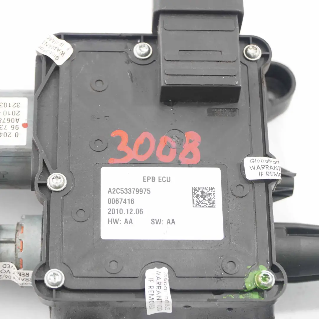 Peugeot 3008 Handbrake Actuator Electric Parking Brake Control Unit - SKU 9673094880 - Part number 9673094880