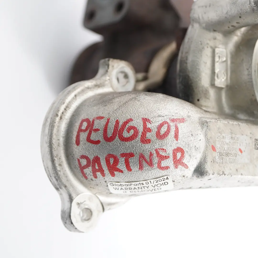 Citroen Ford Fiat 1.6 HDi TDCi Turbocompressore Turbo per Peugeot con numero di parte 9673283680 Peugeot Citroen Ford Fiat 1.6 HDi TDCi Turbocompressore Turbo - SKU 9673283680 - Numero di parte 9673283680