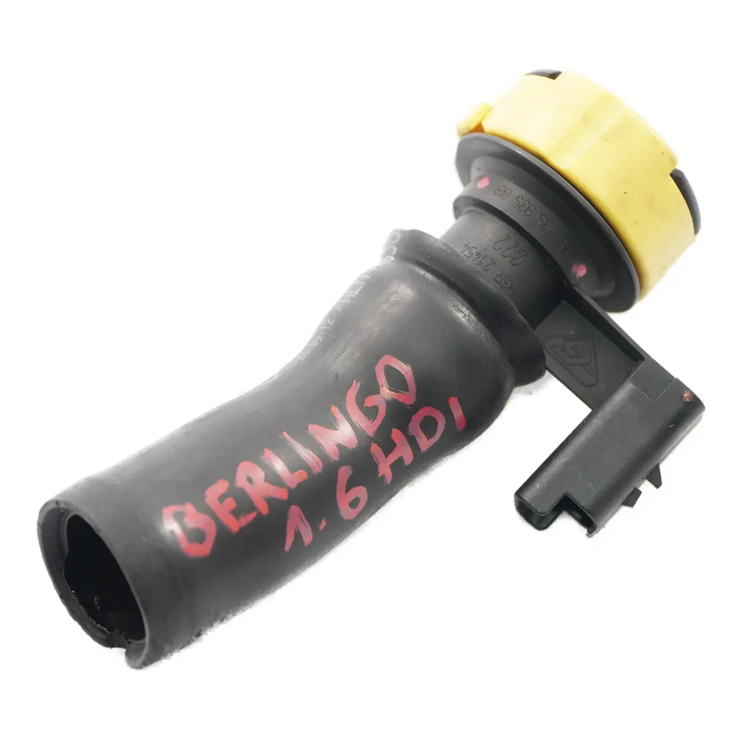 Citroen Berlingo Peugeot 3008 Breather Pipe Oil Return 1.6 HDI to with Part number 9673593580 Citroen Berlingo Peugeot 3008 Breather Pipe Oil Return 1.6 HDI - SKU 9673593580 - Part number 9673593580