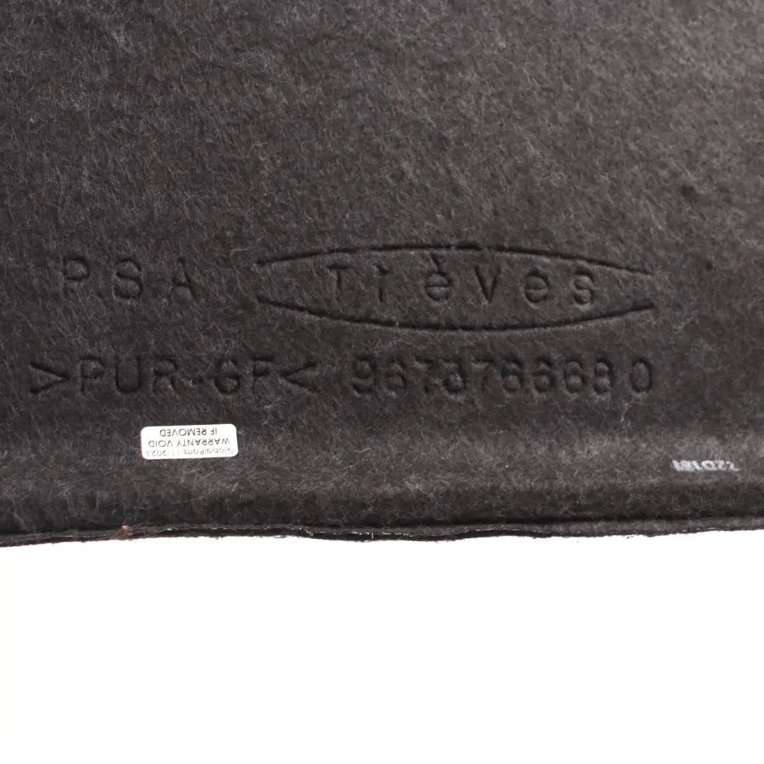 Window Parcel Shelf Compartment Trunk Cover Black to Peugeot 208 Rear with Part number 96737666ZD Peugeot 208 Rear Window Parcel Shelf Compartment Trunk Cover Black - SKU 96737666ZD - Part number 96737666ZD