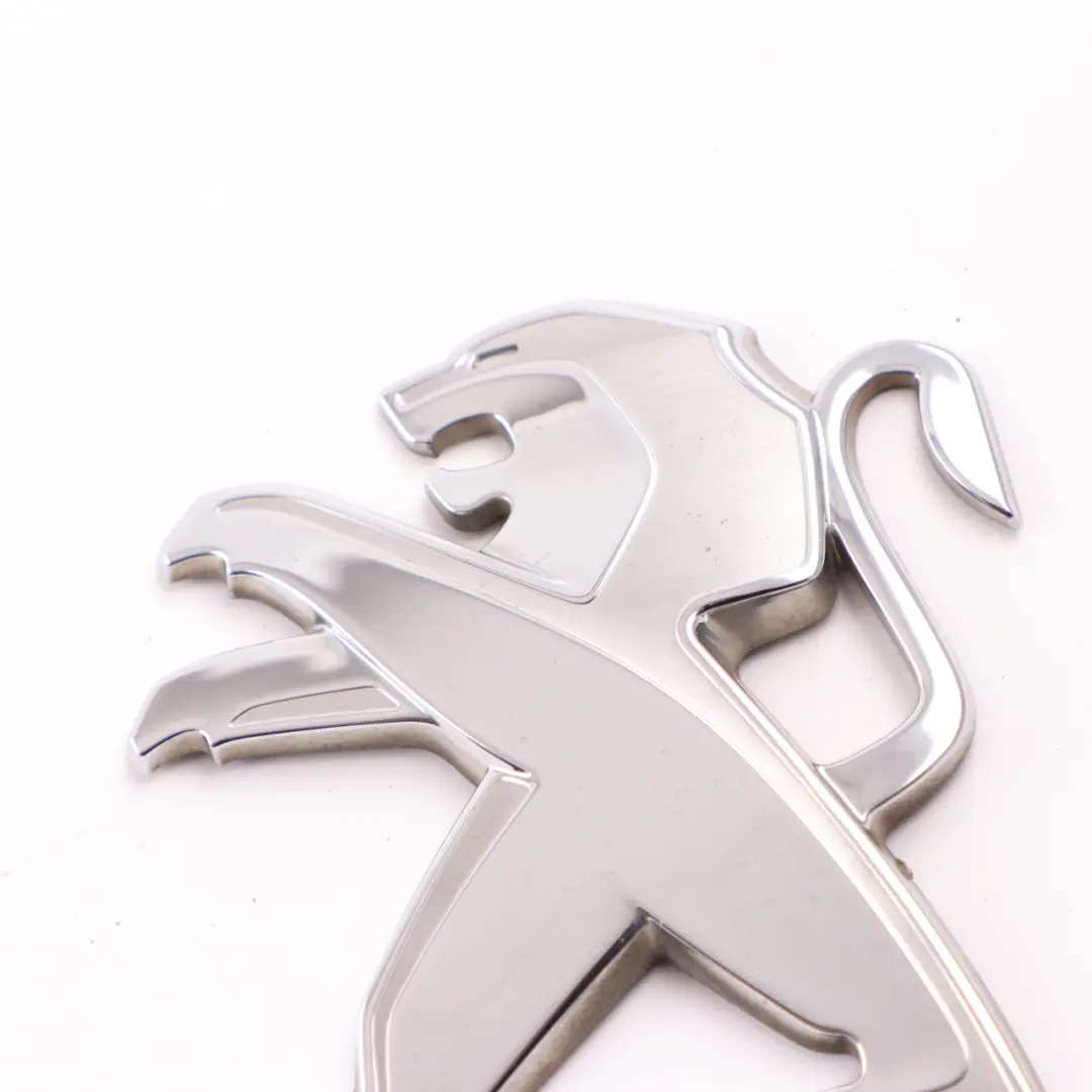 Peugeot 308 Trunk Emblem Rear Boot Tailgate Badge Logo Chrome - SKU 9674676577 - Part number 9674676577
