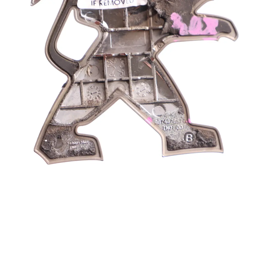 Peugeot 207 Kofferraum Emblem Heck Heckklappe Abzeichen Logo Chrom 9680531280 - SKU 9674676577 - Teilenummer 9674676577
