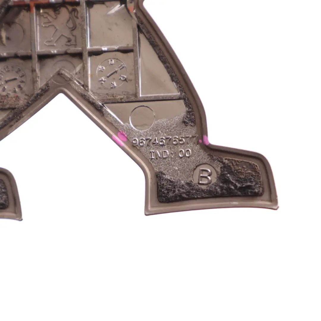 Trunk Emblem Rear Boot Tailgate Badge Logo Chrome to Peugeot 308 with Part number 9674676577 Peugeot 308 Trunk Emblem Rear Boot Tailgate Badge Logo Chrome - SKU 9674676577 - Part number 9674676577