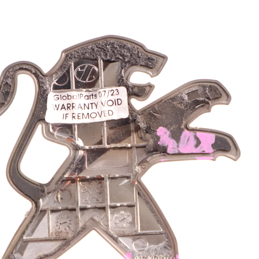 Peugeot 207 Kofferraum Emblem Heck Heckklappe Abzeichen Logo Chrom 9680531280 - SKU 9674676577 - Teilenummer 9674676577