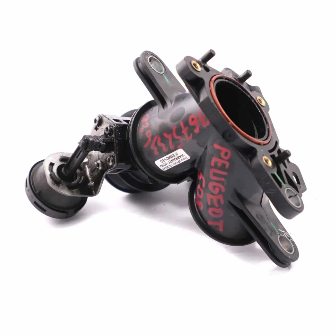 Citroen C5 2.0 HDI Drossel klappen gehäuse Ventilklappe für Peugeot 508 mit Teilenummer 9675233680 Peugeot 508 Citroen C5 2.0 HDI Drossel klappen gehäuse Ventilklappe - SKU 9675233680 - Teilenummer 9675233680