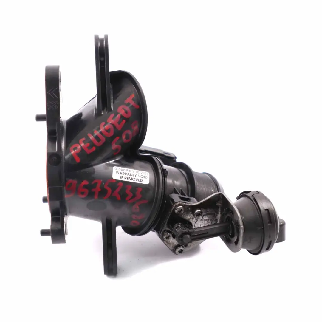 Peugeot 508 Citroen C5 2.0 HDI Drossel klappen gehäuse Ventilklappe - SKU 9675233680 - Teilenummer 9675233680
