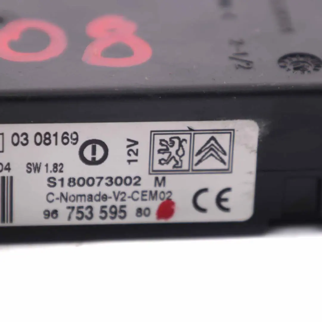Peugeot 3008 Bluetooth Module Unité de contrôle multimédia ECU - SKU 9675359580 - Numéro de pièce 9675359580