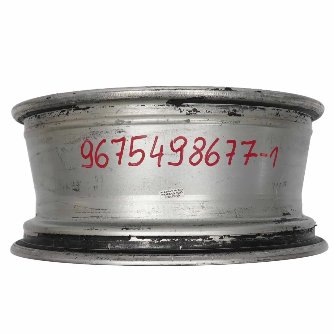 Spoke Wheel Alloy Rim 17" 7J ET:29 to Peugeot 5008 Silver 5 Double with Part number 9675498677 Peugeot 5008 Silver 5 Double Spoke Wheel Alloy Rim 17" 7J ET:29 - SKU 9675498677-1 - Part number 9675498677