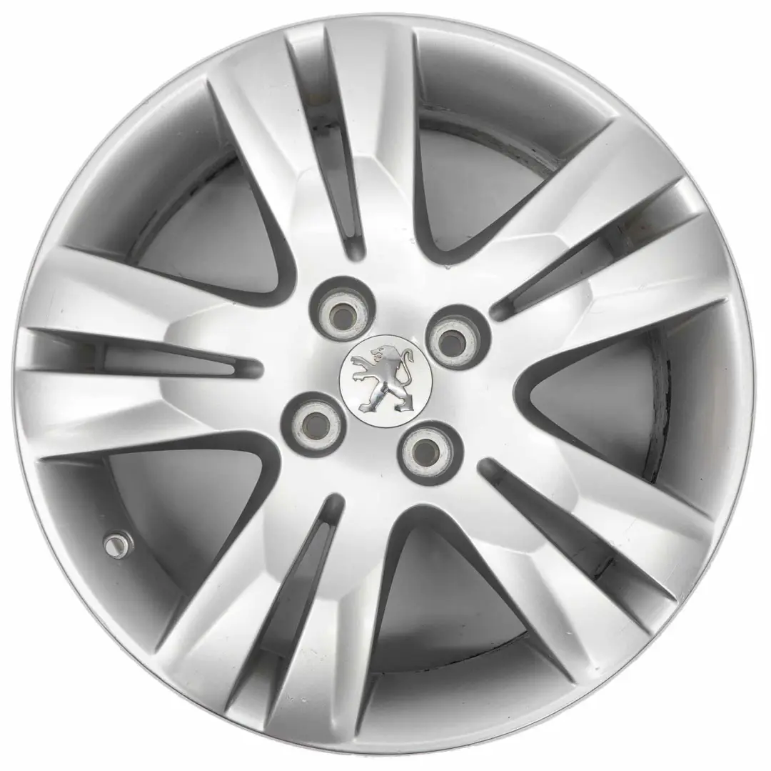 Peugeot 5008 Silver 5 Double Spoke Wheel Alloy Rim 17" 7J ET:29 - SKU 9675498677-1 - Part number 9675498677