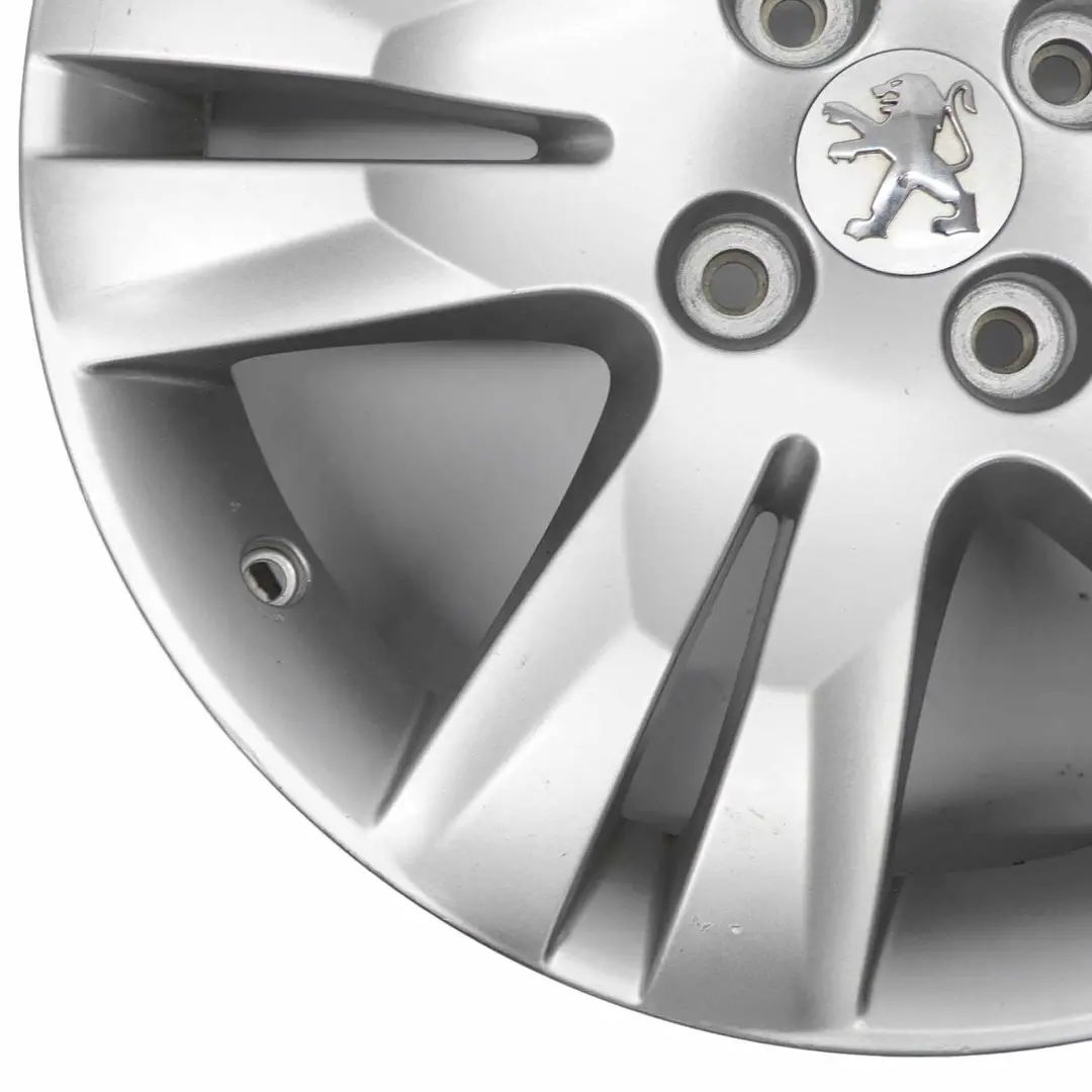  Llanta de aleación Peugeot 5008 Silver 5 radios dobles 17" 7J ET:29 - SKU 9675498677-1 - Número de pieza 9675498677