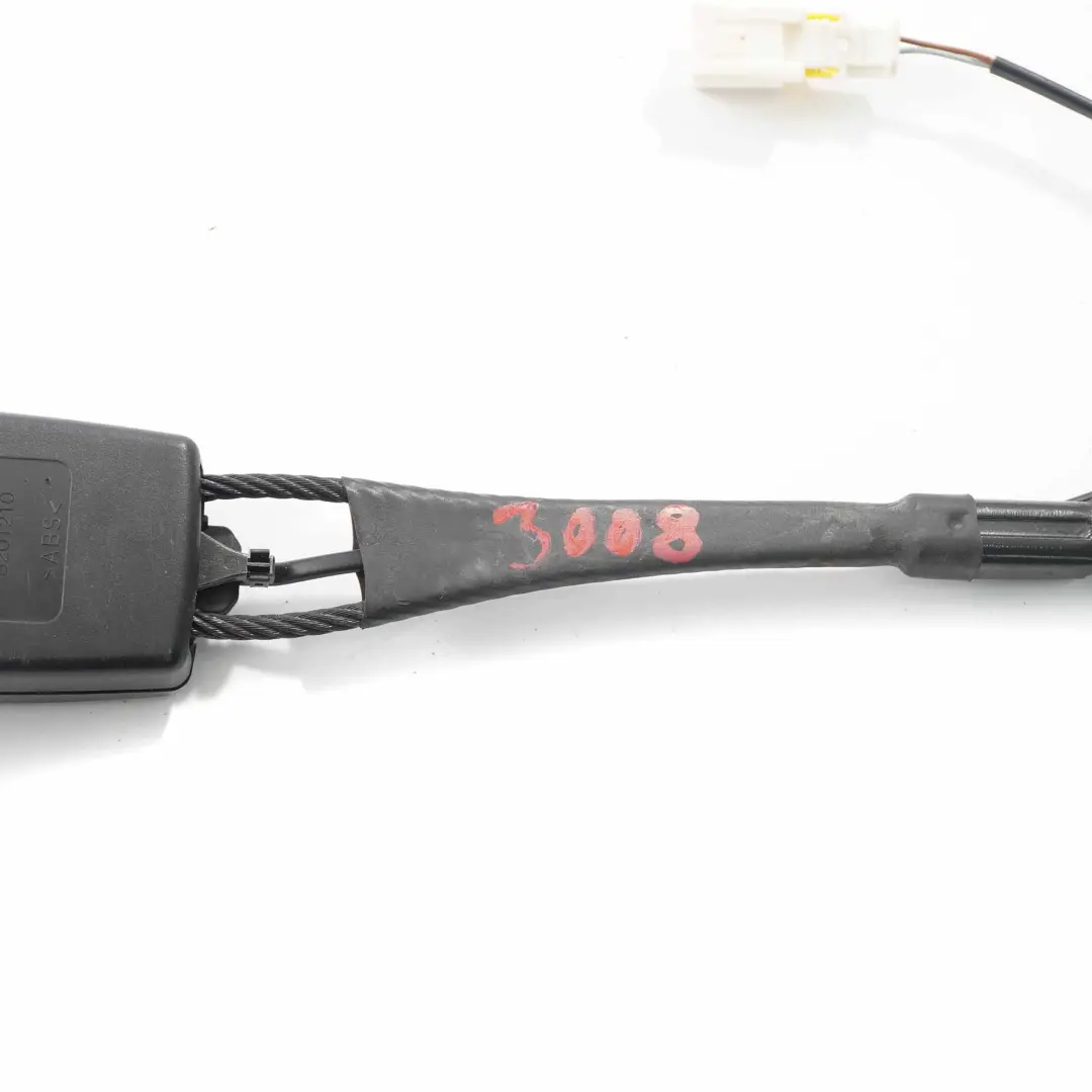 Fibbia cintura sicurezza anteriore per Peugeot 3008 con numero di parte 9675539880 Peugeot 3008 Fibbia cintura sicurezza anteriore - SKU 9675539880 - Numero di parte 9675539880