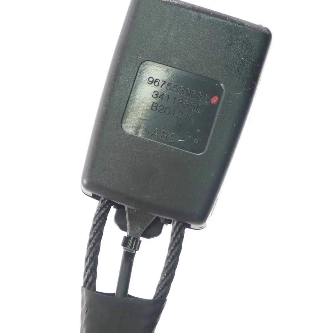 Fibbia cintura sicurezza anteriore per Peugeot 3008 con numero di parte 9675539880 Peugeot 3008 Fibbia cintura sicurezza anteriore - SKU 9675539880 - Numero di parte 9675539880
