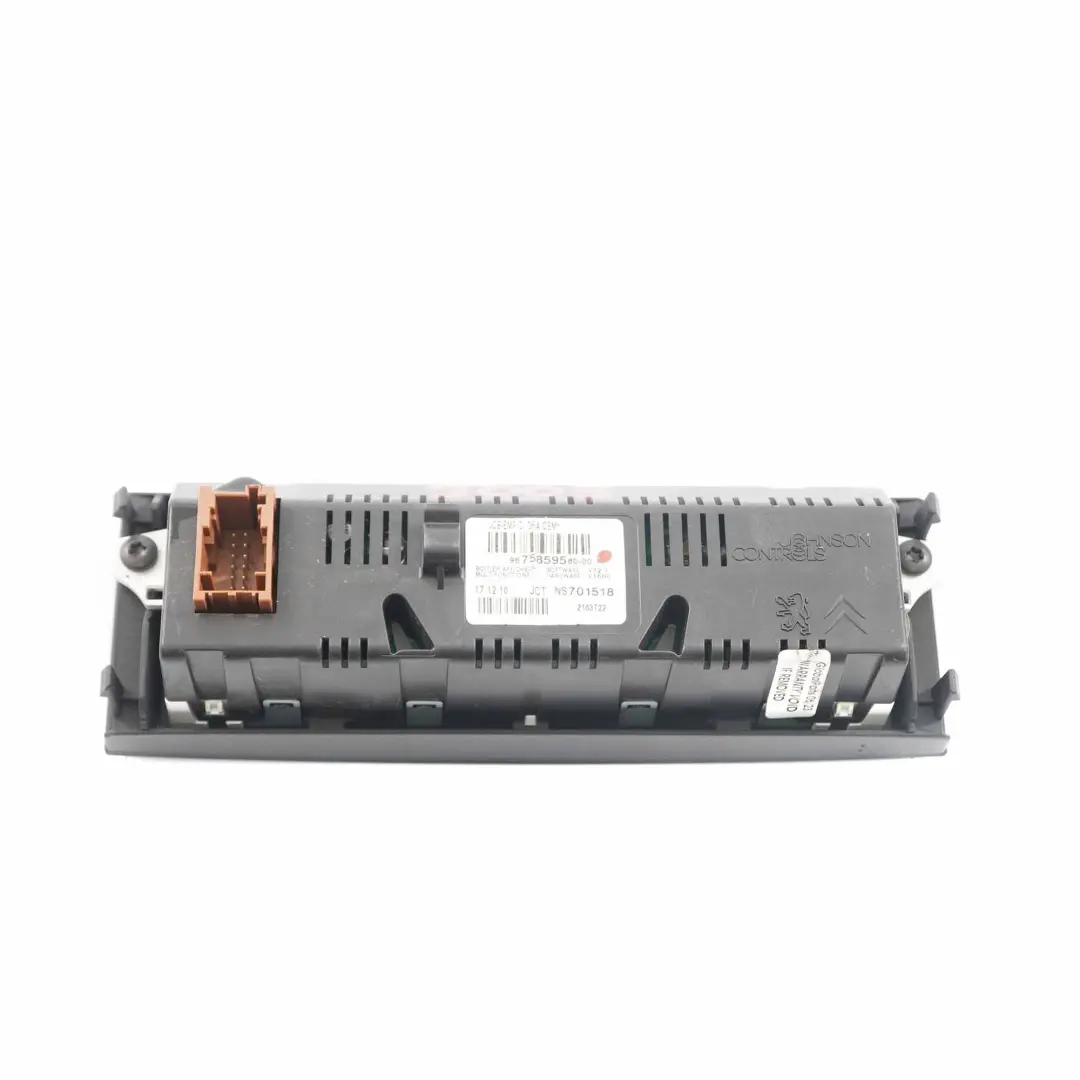 Peugeot 3008 Schermo del cruscotto Unità monitor multifunzione - SKU 9675859580 - Numero di parte 9675859580
