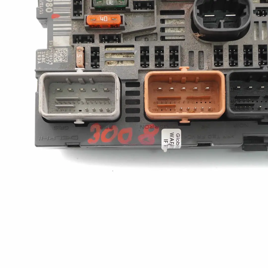 Body Control Comfort Unit Module BSI Fuse Box to Peugeot 3008 with Part number 9675877980 Peugeot 3008 Body Control Comfort Unit Module BSI Fuse Box - SKU 9675877980 - Part number 9675877980