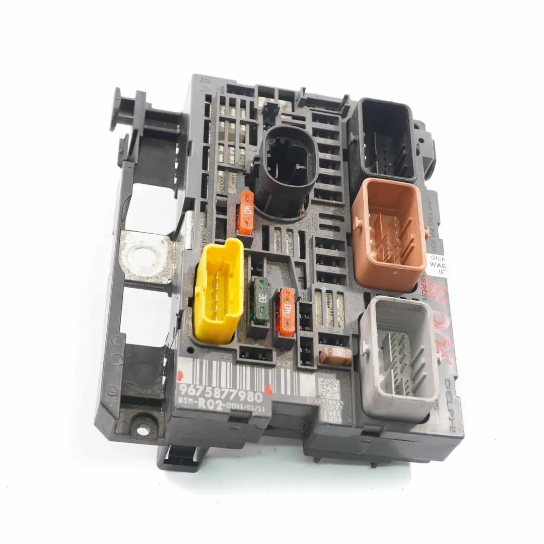 Peugeot 3008 Body Control Comfort Unit Module BSI Fuse Box - SKU 9675877980 - Part number 9675877980