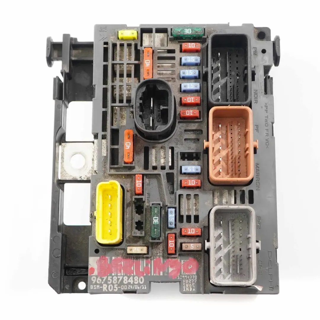 Citroen Berlingo Moduł BSM do o numerze 9675878480 Citroen Berlingo Moduł BSM - SKU 9675878480 - Numer Części 9675878480