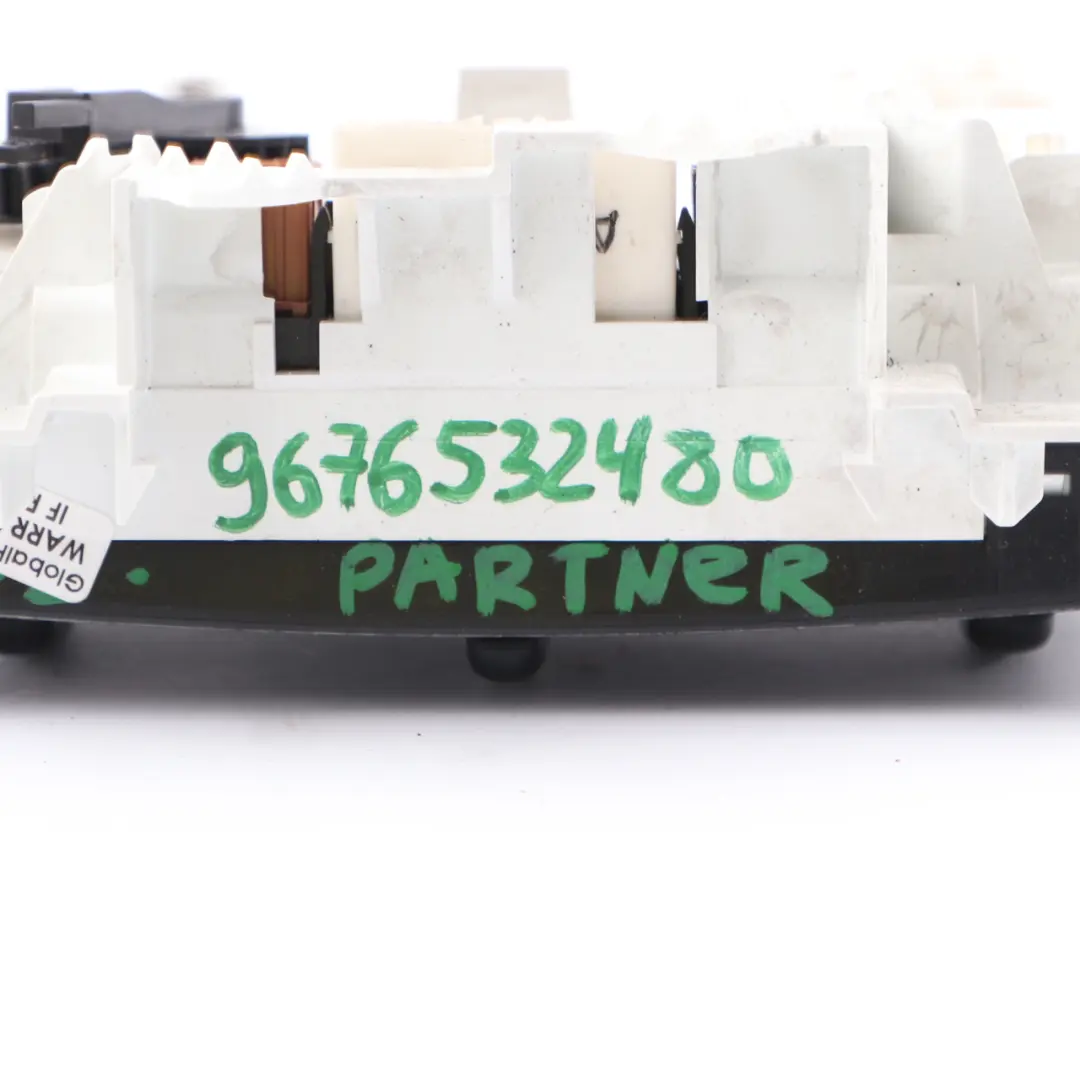 Peugeot Partner Climate Control Switch Unit Panel - SKU 9676532480  - Part number 9676532480
