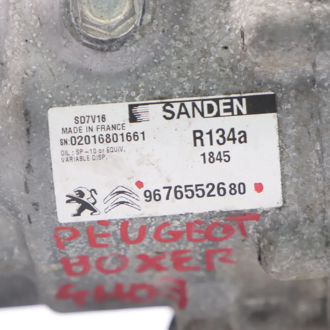Citroen Jumper II 2.2 HDI Compressore aria condizionata per Peugeot Boxer con numero di parte 9676552680 Peugeot Boxer Citroen Jumper II 2.2 HDI Compressore aria condizionata - SKU 9676552680 - Numero di parte 9676552680