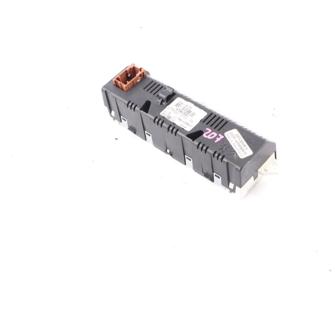 Peugeot 207 Multifunction Display Screen Unit Module Dash Dashboard - SKU 9676655380 - Part number 9676655380