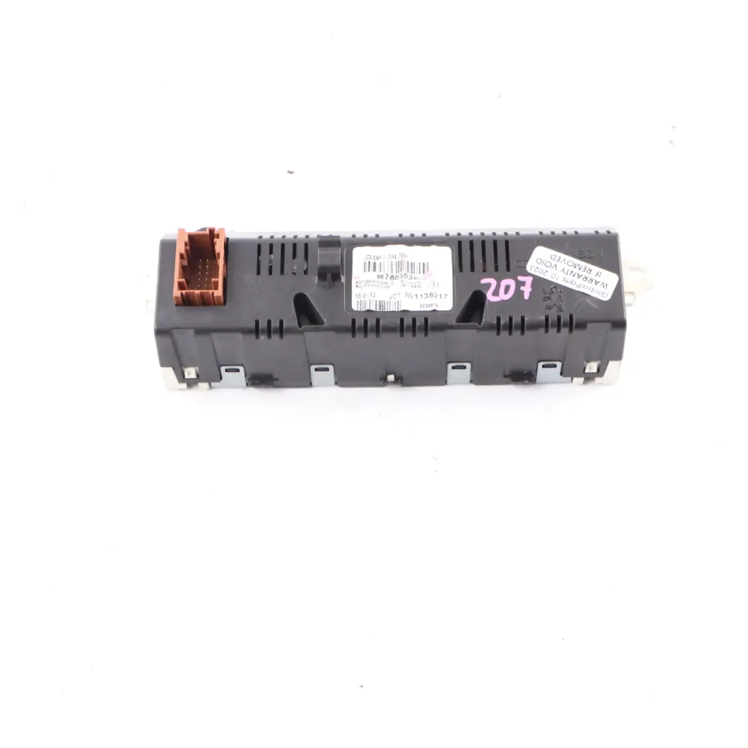 Peugeot 207 Unité d'affichage multifonctions Module de tableau bord - SKU 9676655380 - Numéro de pièce 9676655380