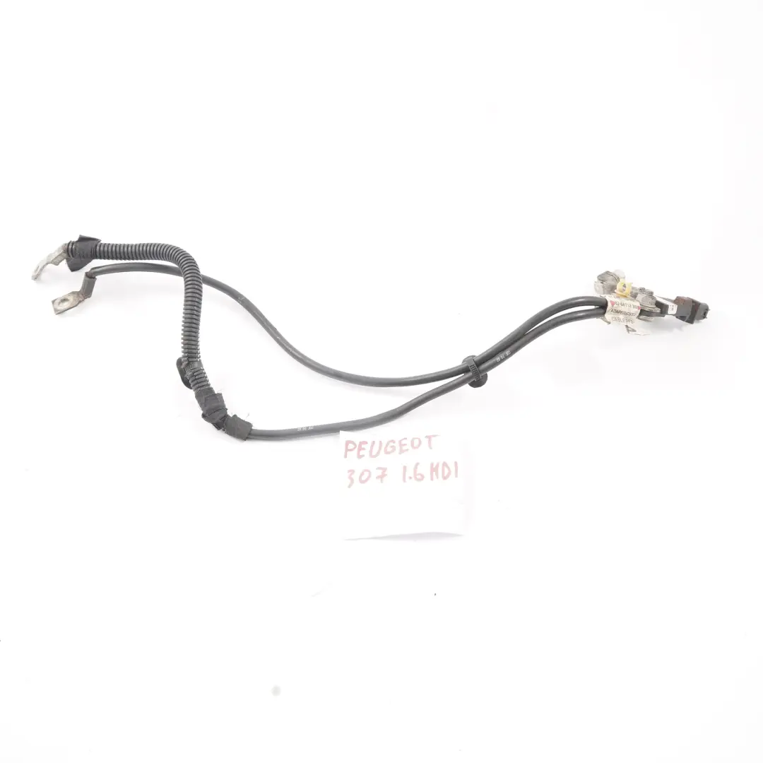 Cableado del terminal negativo de la batería para Peugeot 307 3008 1.6 HDI con número de pieza 9676811880 Peugeot 307 3008 1.6 HDI Cableado del terminal negativo de la batería - SKU 9676811880 - Número de pieza 9676811880