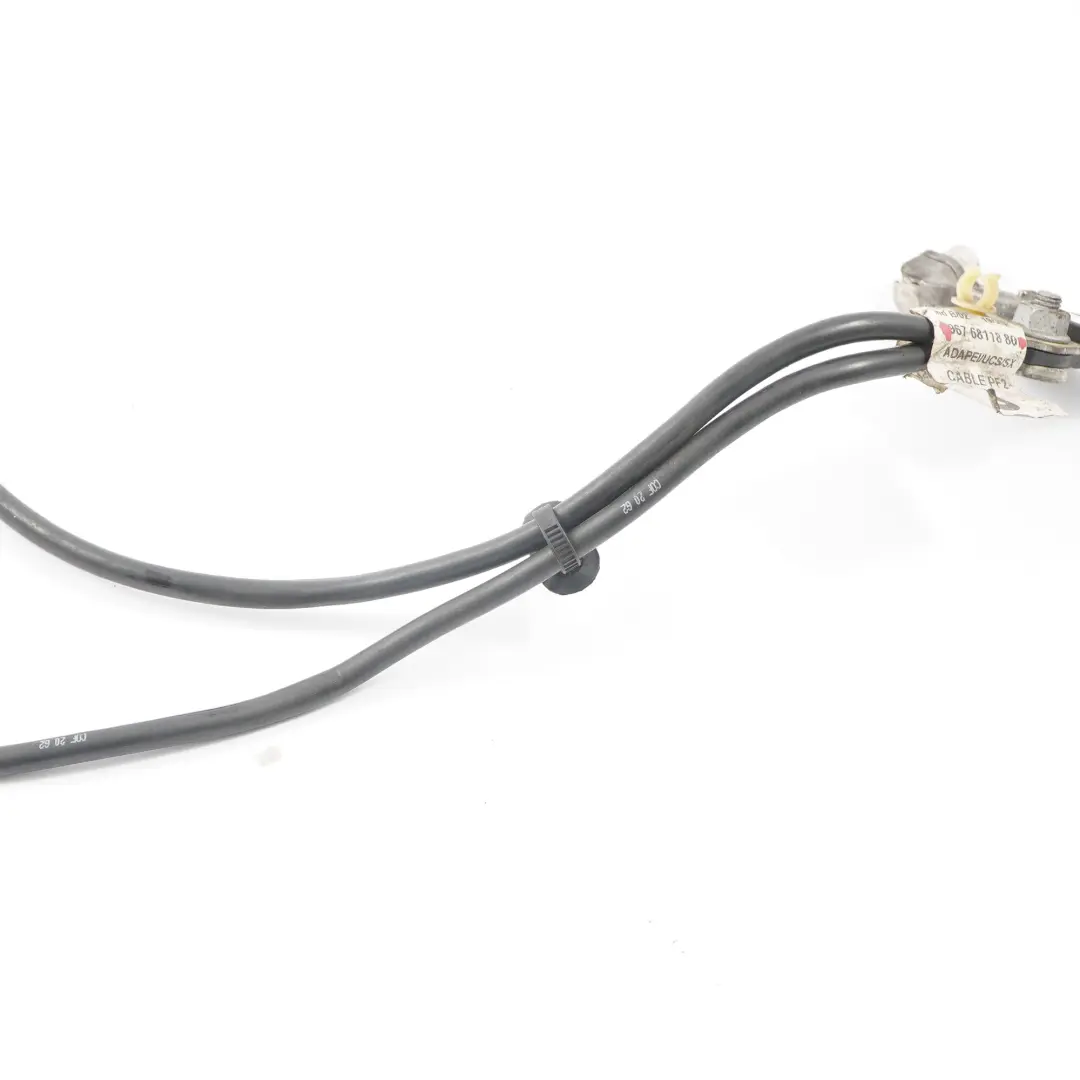 Peugeot 307 3008 1.6 HDI Negative Battery Terminal Cable Wiring - SKU 9676811880 - Part number 9676811880