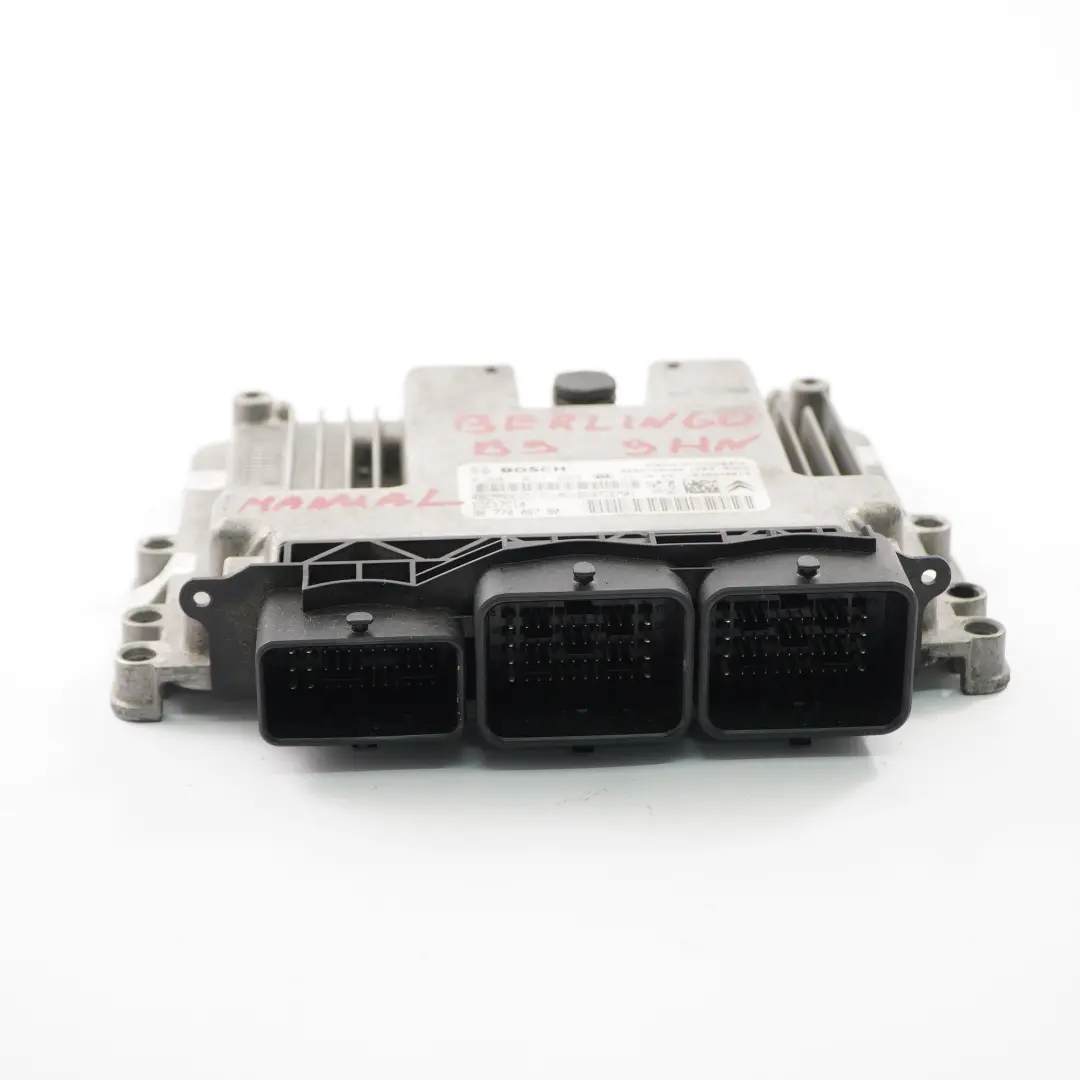  Citroen Berlingo B9 1.6 HDI 9TKM Motorsteuergerät ECU EDC Handbuch - SKU 9677006780 - Teilenummer 9677006780
