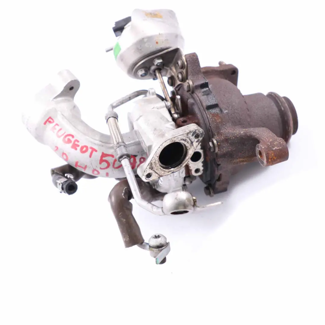 Turbocompresor Completo para Peugeot 5008 2.0 HDI Diesel con número de pieza 9677062780 Peugeot 5008 2.0 HDI Diesel Turbocompresor Completo - SKU 9677062780 - Número de pieza 9677062780