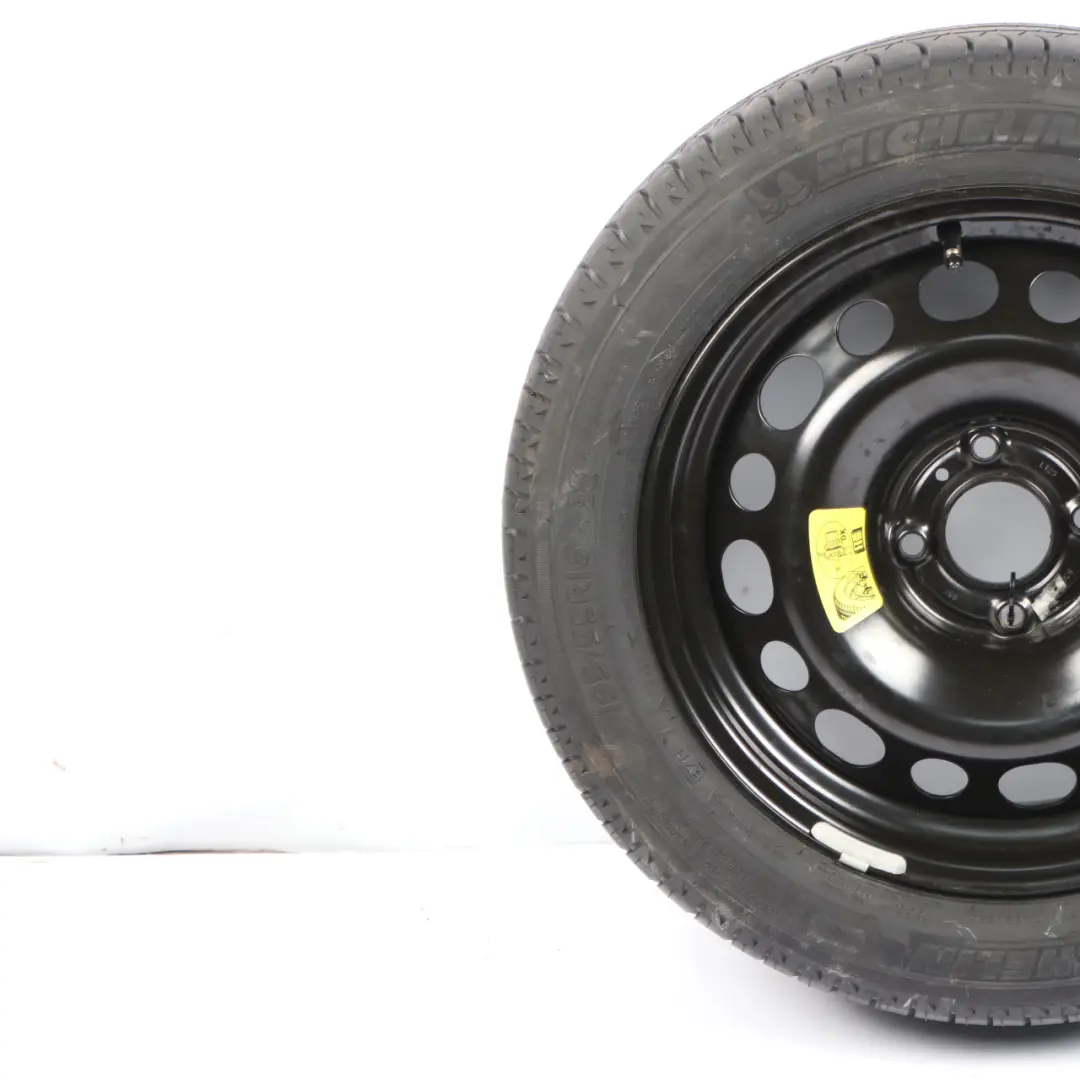 Spare Wheel Peugeot 208 MWFR 55X Compact Wheel Steel R16 Tyre 195/55 to with Part number 9677088480 Spare Wheel Peugeot 208 MWFR 55X Compact Wheel Steel R16 Tyre 195/55 - SKU 9677088480 - Part number 9677088480