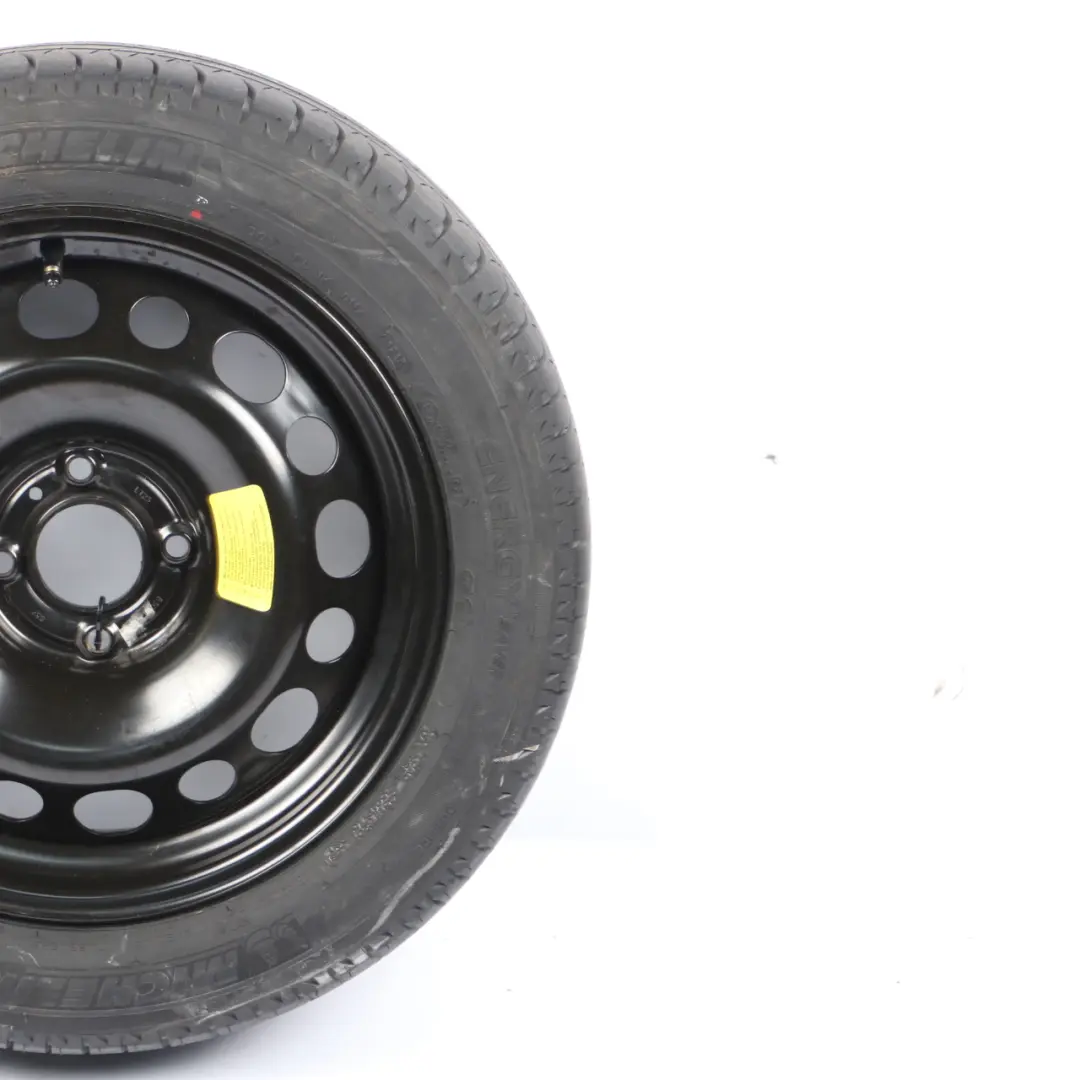 Spare Wheel Peugeot 208 MWFR 55X Compact Wheel Steel R16 Tyre 195/55 to with Part number 9677088480 Spare Wheel Peugeot 208 MWFR 55X Compact Wheel Steel R16 Tyre 195/55 - SKU 9677088480 - Part number 9677088480