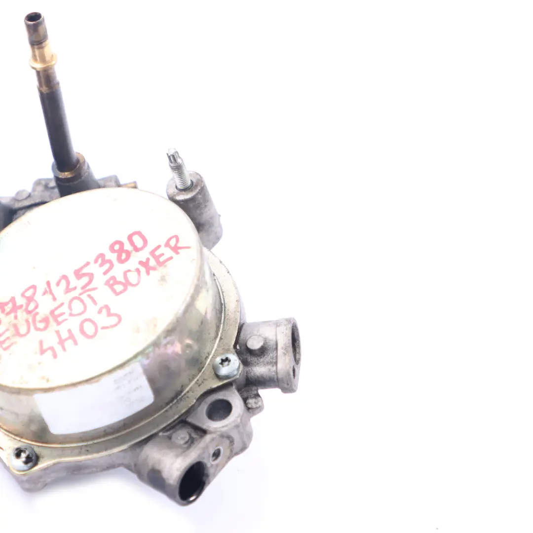 Citroen Jumper II 2.2 HDi HDI Diesel Unterdruckpumpe für Peugeot Boxer mit Teilenummer 9678125380 Peugeot Boxer Citroen Jumper II 2.2 HDi HDI Diesel Unterdruckpumpe - SKU 9678125380 - Teilenummer 9678125380