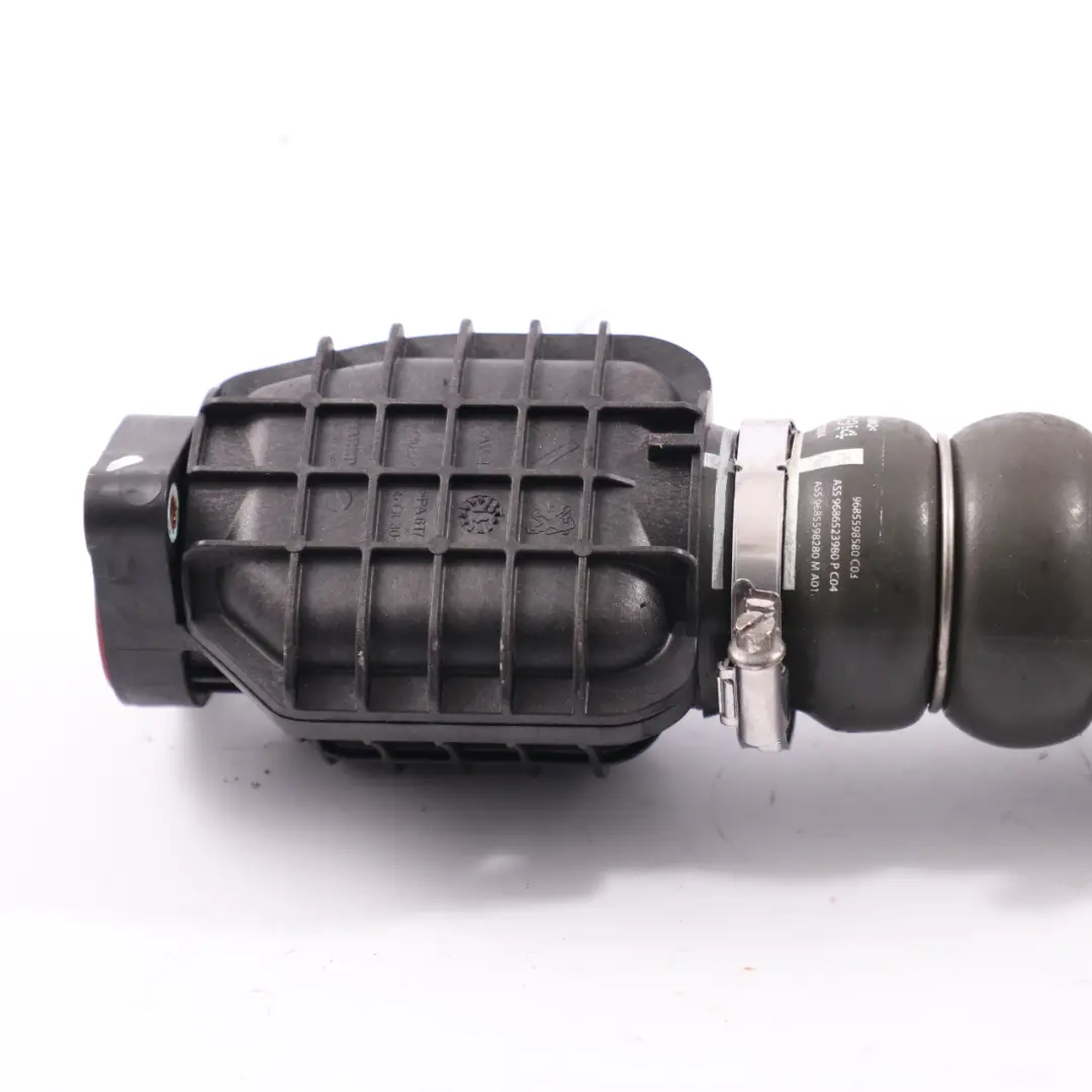 Hose Air Intake Pipe to Peugeot 307 1.6 HDI Diesel Intercooler with Part number 9678406580 Peugeot 307 1.6 HDI Diesel Intercooler Hose Air Intake Pipe - SKU 9678406580-1 - Part number 9678406580