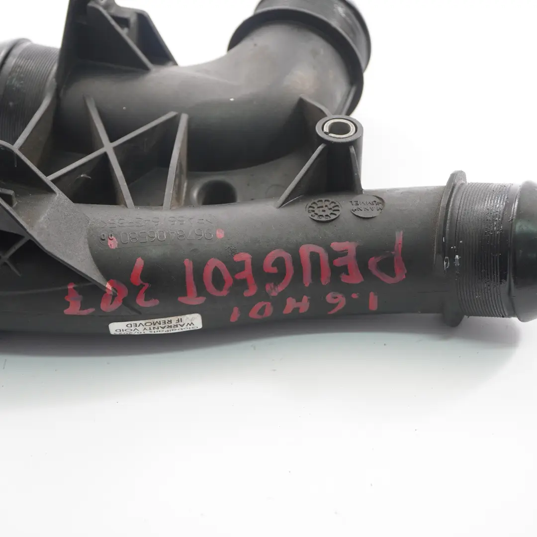 Manguera intercooler Tubo admisión aire para Peugeot 307 1.6 HDI con número de pieza 9678406580 Peugeot 307 1.6 HDI Manguera intercooler Tubo admisión aire - SKU 9678406580-1 - Número de pieza 9678406580